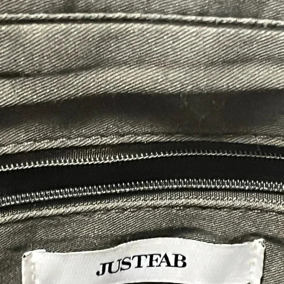 Just Fab Bradley Satchel black size 14.5”L X 10.5” H X 5.5” D almost new new - Picture 7 of 16